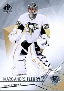 2015-16 sp authentic #15 marc-andre fleury pittsburgh penguins hockey card