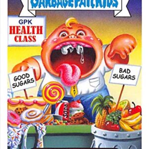 2020 Topps Garbage Pail Kids Late to School Faculty Lounge #10A JUNKFOOD JOHN Health Official Nonsport Standard Sized Trading Card in Raw (NM or Better) Condition.