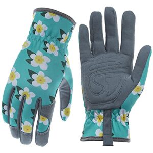 baidast garden gloves for women, gardening gloves for women thorn proof, gardening gloves for digging, planting,pruning