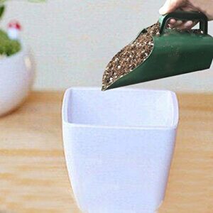 Garden Plastic Shovel,Cultivation Bucket Scoop Sieve Multi Function Spoon Rush Potted Plant Wear Resistant Digging Tool