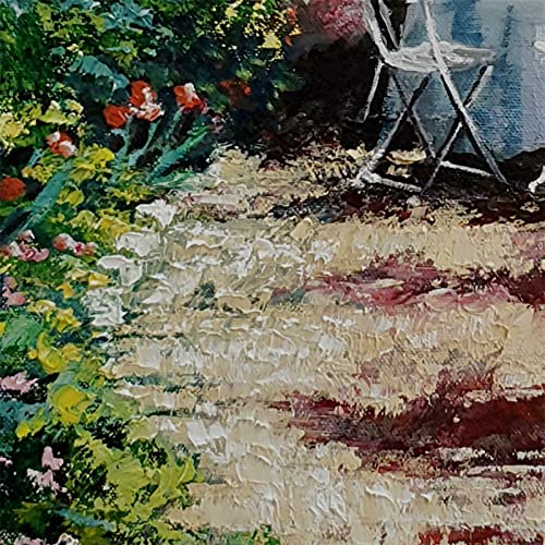 The Cozy Spot, Garden Patio by the Seashore By Internationally Renowned Painter Yary Dluhos