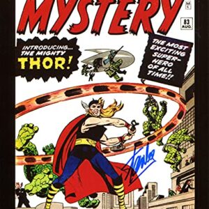 Stan Lee Journey into Mystery 83 Signed/Autographed 8x10 Glossy Photo. Includes Fanexpo Certificate of Authenticity and Proof of signing. Entertainment Autograph Original. Thor