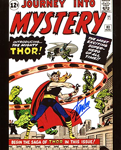 Stan Lee Journey into Mystery 83 Signed/Autographed 8x10 Glossy Photo. Includes Fanexpo Certificate of Authenticity and Proof of signing. Entertainment Autograph Original. Thor