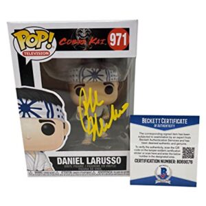 Ralph Macchio Signed Cobra Kai Funko Pop Daniel LaRusso Karate Kid Beckett COA