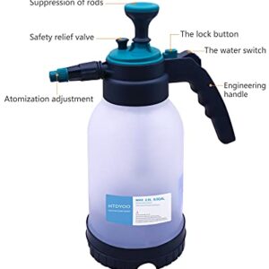 0.5 Gallon Hand Pump Sprayer, Hand Held Garden Sprayer, Water Spray Unit with Adjustable Nozzle and Extra Extended Spray