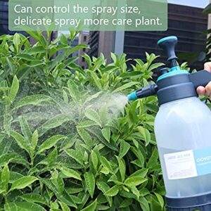 0.5 Gallon Hand Pump Sprayer, Hand Held Garden Sprayer, Water Spray Unit with Adjustable Nozzle and Extra Extended Spray