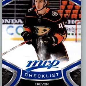 2021-22 Upper Deck MVP Blue #250 Trevor Zegras CL RC Rookie Card Anaheim Ducks Official NHL Hockey Card in Raw (NM or Better) Condition