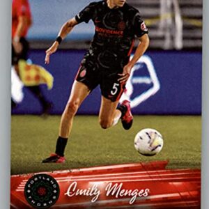 2021 Parkside NWSL Premier Edition #71 Emily Menges Portland Thorns Official National Women's Soccer League Trading Card in Raw (NM or Better) Condition