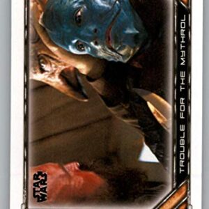 2020 Topps Star Wars The Mandalorian Season 1 Nonsport Trading Card #2 Trouble for the Mythrol