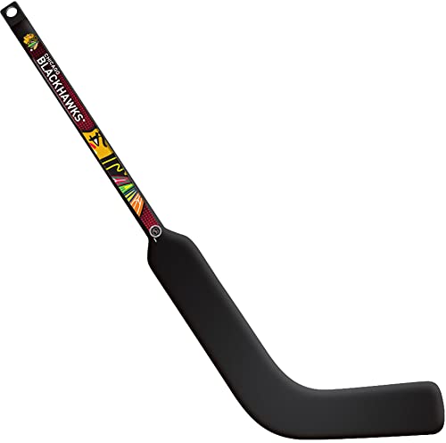 Chicago Blackhawks Unsigned InGlasCo Composite Mini Goalie Stick - NHL Unsigned Miscellaneous