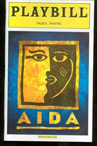 aida, broadway playbill + heather headley, sherie rene scott, adam pascal