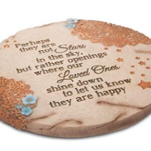 Pavilion Gift Company 19058 Light Your Way Memorial Garden Stone, 10-Inch, Stars in The Sky, Original Version