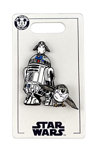 Disney Pin - Star Wars - R2-D2 and Porg Swivel