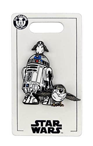 Disney Pin - Star Wars - R2-D2 and Porg Swivel