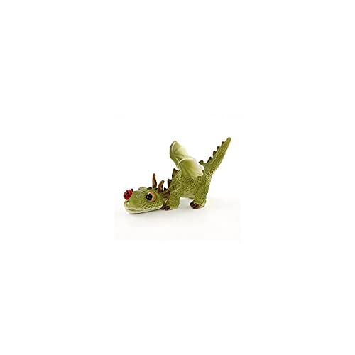 Top Collection 4414 Miniature Fairy Garden & Terrarium Mini Dragon Playing with Ladybug Statue, Small