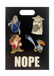 disney pin – dissenters nope d-flair set