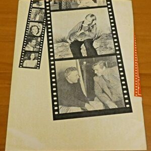 Rare Clarence Brown Film Director Signed Program with JSA Sticker No Card