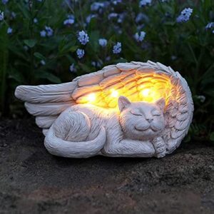 iheartcats forever my guardian angel cat memorial garden solar light gift