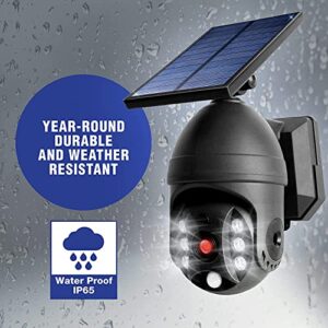 Bell+Howell Bionic Spotlight Extreme 360 - Solar Powered Outdoor Lights, Rain and Snow Resistant, Wireless w/Motion Sensor Outdoor Solar Lights for Yard, Garage, Lawn, Patio and Garden As Seen On TV