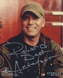 stargate sg1 signed autographed richard dean anderson as colonel jack o’neill 8×10 photo