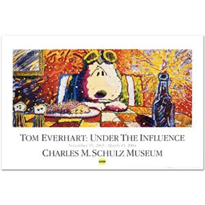 tom everhart”last supper” peanuts fine art poster