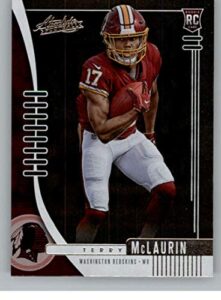 2019 absolute #138 terry mclaurin rc rookie washington nfl football trading card