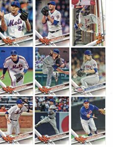new york mets / complete 2017 topps series 1 & 2 baseball team set. free 2016 topps mets team set with purchase!