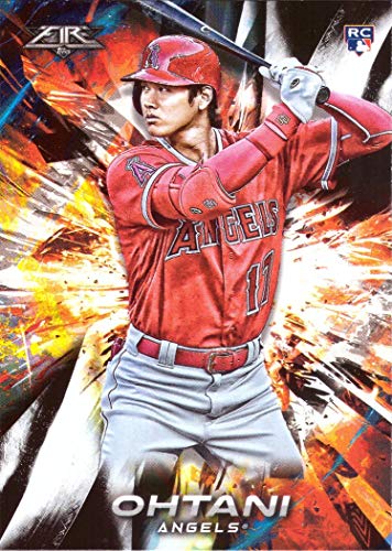 2018 Topps Fire Baseball #150 Shohei Ohtani Rookie Card