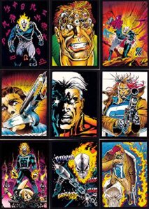 ghost rider ii 2 1992 comic images complete base card & insert set of 80 & 10 marvel