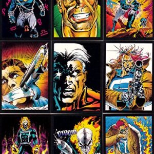 GHOST RIDER II 2 1992 COMIC IMAGES COMPLETE BASE CARD & INSERT SET OF 80 & 10 MARVEL