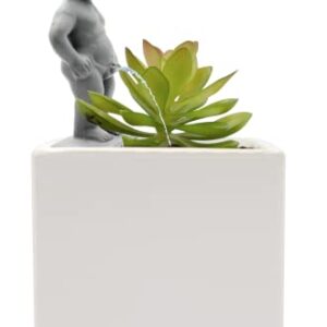 NPW-USA Plant Life Pee My Plants, Garden Statue, Color-Stone