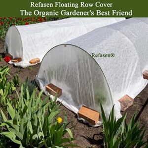 Plant Covers Freeze Protection,10.5Ftx33Ft 0.85oz Frost Blankets for Outdoor Plants Floating Row Cover for Vegetables-Protect Plants from Cold Frost