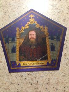 authentic wizarding world of harry potter chocolate frog card – godrie gryffindor universal studios