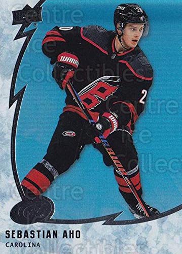 (CI) Sebastian Aho Hockey Card 2019-20 UD Ice 13 Sebastian Aho