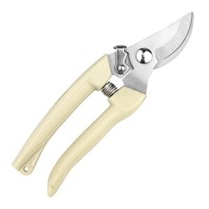 professional garden scissors, stainless steel bypass pruning shears, garden shears, gardening tools (1pack )