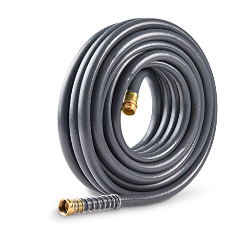 Gilmour 874501-1001 Flexogen Super Duty Garden Hose Gray 5/8 inch x 50 feet, Gray,Green