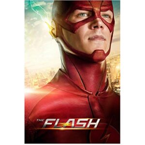 the flash (tv series 2014 – ) 8 inch x 10 inch photo grant gustin title poster kn