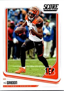 2018 score #64 a.j. green cincinnati bengals football card