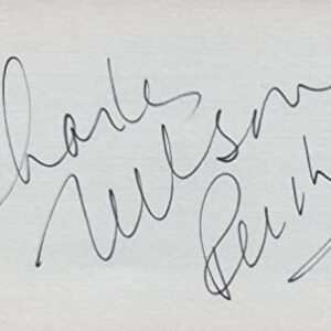 Charles Nelson Reilly Actor Comedian Direc Autographed Signed Index Card JSA COA