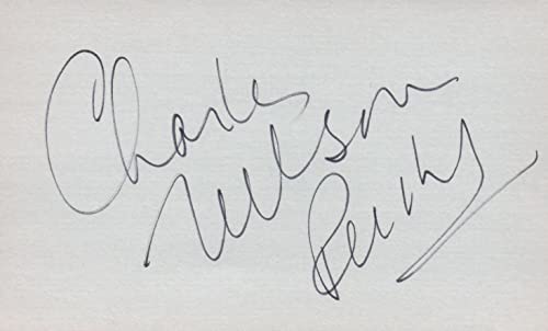 Charles Nelson Reilly Actor Comedian Direc Autographed Signed Index Card JSA COA