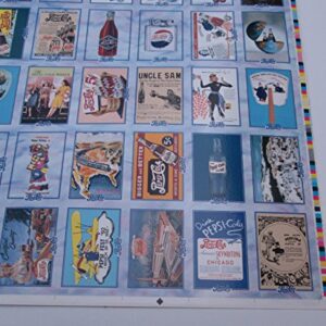 1995 Dart Pepsi-Cola Trading Cards Trading Card Uncut Sheet (100 Cards)