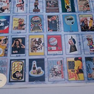 1995 Dart Pepsi-Cola Trading Cards Trading Card Uncut Sheet (100 Cards)