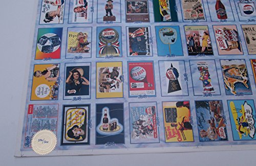 1995 Dart Pepsi-Cola Trading Cards Trading Card Uncut Sheet (100 Cards)