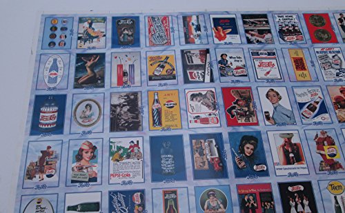 1995 Dart Pepsi-Cola Trading Cards Trading Card Uncut Sheet (100 Cards)
