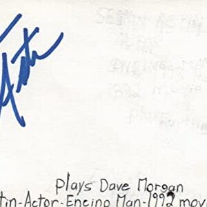 Sean Astin Actor Encino Man TV Movie Autographed Signed Index Card JSA COA