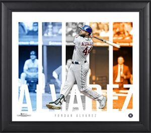 yordan alvarez houston astros framed 15″ x 17″ player panel collage – mlb player plaques and collages