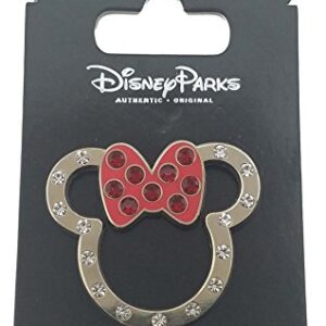 Disney Pin - Minnie Mouse Icon - Jeweled Outline