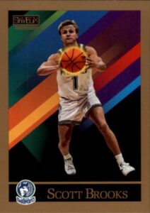 1990 skybox basketball card (1990-91) #396 scott brooks