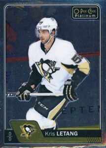 2016-17 o-pee-chee platinum #39 kris letang pittsburgh penguins hockey card