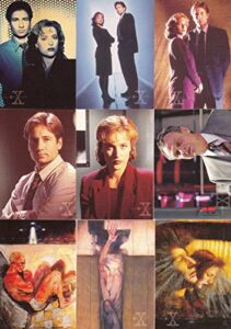 the x-files season 1 one 1995 topps complete base card set of 72 duchovny tv